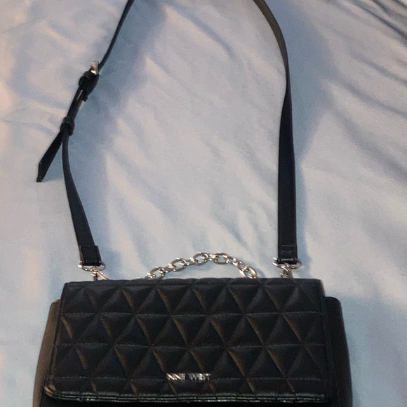 Nine West Handbags - Nine West Judilee Black Quilted Mini Flap Crossbody Bag